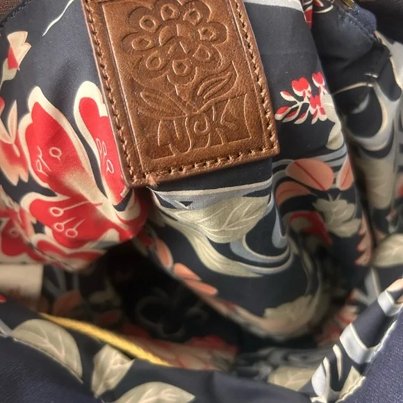 Lucky Brand canvas and straw bucket bag - Picture 12 of 12